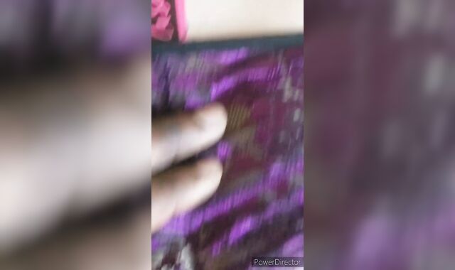 GIANT HUMUNGOUS DARK-HUED SPEAR Coach thumbs, teases Pantyboy Sissy in her La Senza Undies