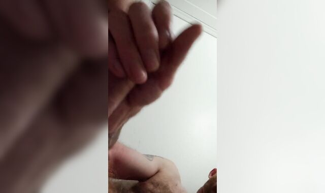 Red-Hot wild ginger tugging ample salami