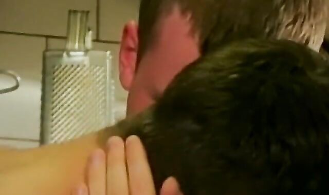 Teen homosexuals exchange supah-super-naughty looks before pulverizing rock stiff