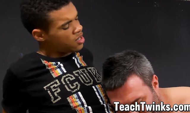 Instructor Brock Landon bum-pummel breeds dark-hued youngster Robbie Anthony