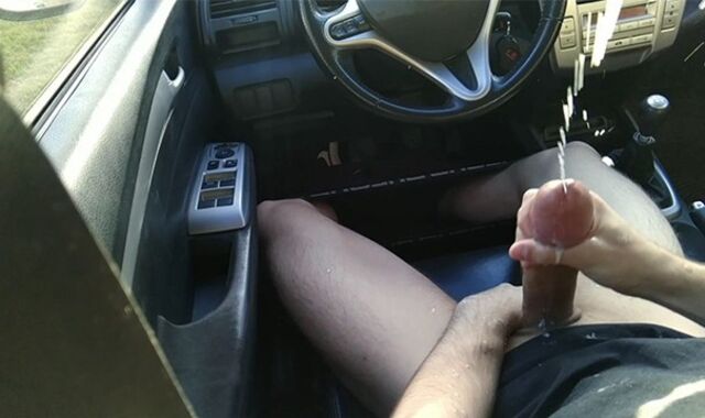 My Fattest Currency-Shot Ever in Walmart Parking Plenty Of- Risky Getting Off in Public