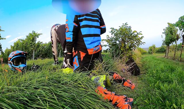 Outdoor Ravage with my BF in Fox MX Gear