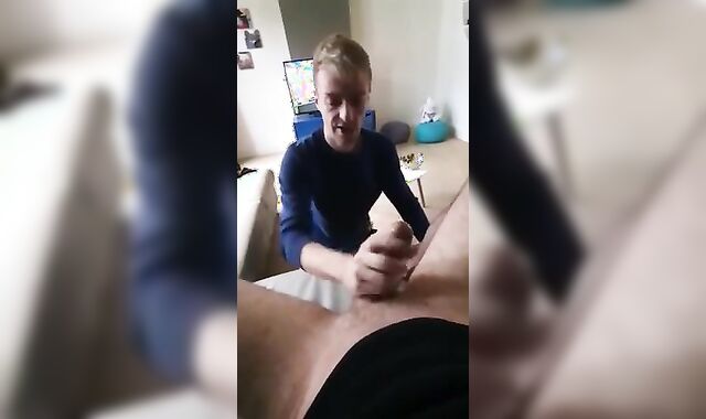 Sucking bf till the end, Ultra-Crazy orgasm!