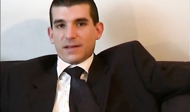 1rst time of his life gets drained by a dude : true homosexual-for-pay insurrer in a queer porn