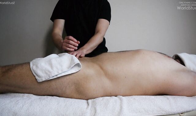 Ex-military 'Muscle Beast' can't handle post-climax handjob WorldStudZ