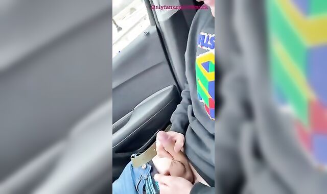 Driving around and deepthroating each other off in public