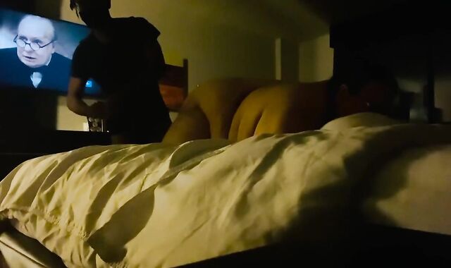 Superchub finger-tickled & porked by Anon FAT EBONY BEEFSTICK