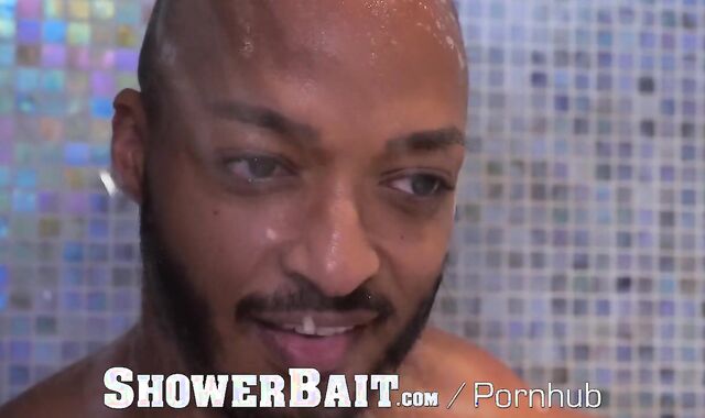 ShowerBait Xxl Dick Bisexous-Racial Douche Rip Up With Facial Cumshot Money-Shot