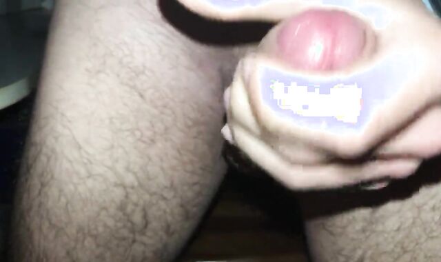 Boy Plays with His Ample Penis and Nut and Finishes Off