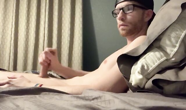 Solo fap with money-shot