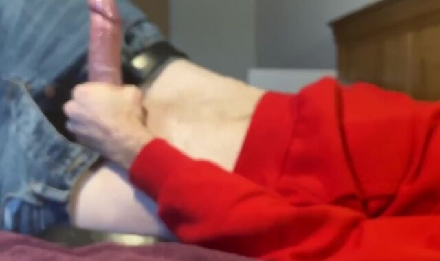 INCREDIBLE Double Jizz. Slow, well-lubricated masturbation jism shots. Married hetero boy ample fuckpole masturbating off