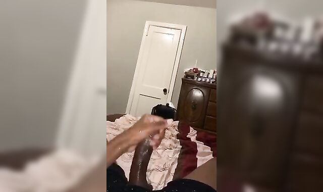 Young Bull Jerking With Verbal Explosive Nut At End