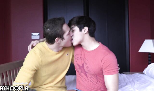 Not Guiltless Anymore! Jayden Marcos Gives His Backside To A Nervous Newcomer!