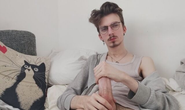 Masturbating off alone