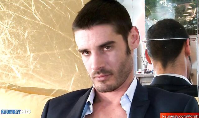 My heterosexual banker made a faggot porn ! Pierre