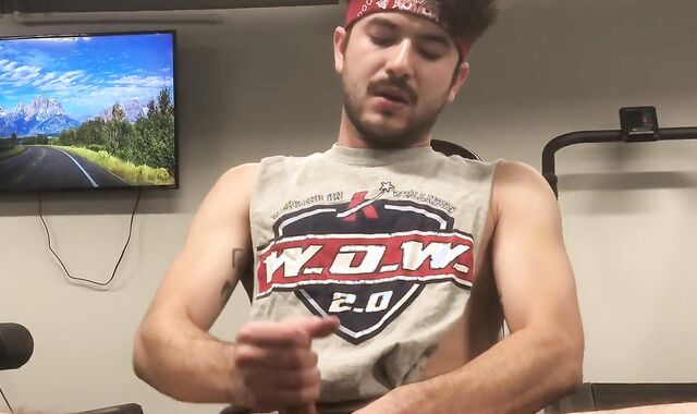 Gym Jerk & Spunk Shot