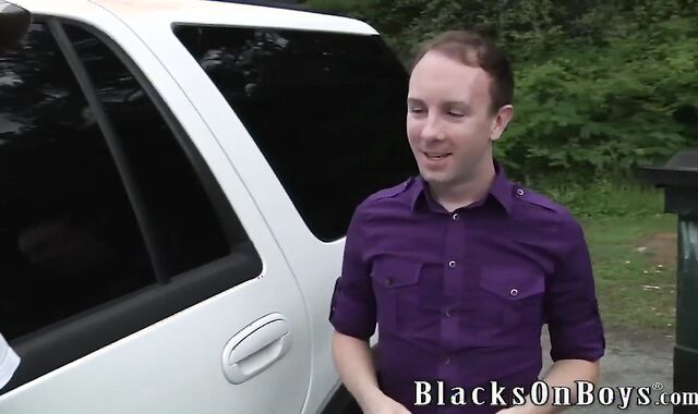 Jayden Jones Assrides A Large Dark-Hued Fuckpole