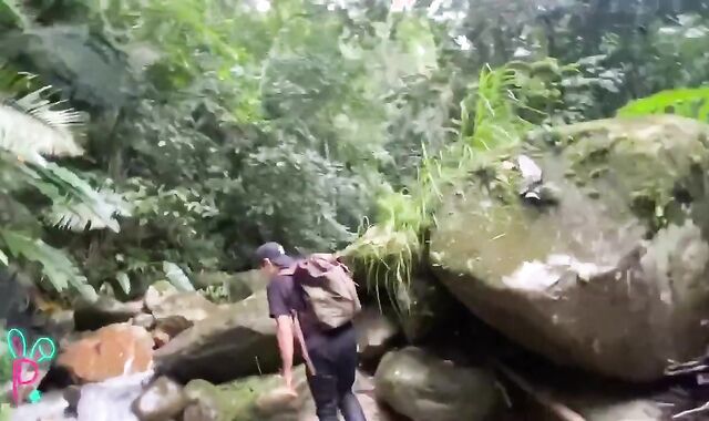 SHOOTING MY MAN GOO IN THE MIDDLE OF NATURE