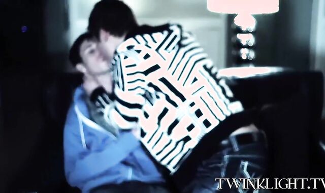 Twink Adrian Layton seduced by young vampire Kain Lanning