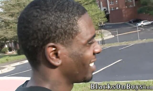 Kyle Powers Attempts Fag Fucky-Fucky With A Dark-Hued Stud