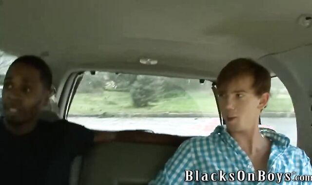 Kyle Powers Attempts Fag Fucky-Fucky With A Dark-Hued Stud