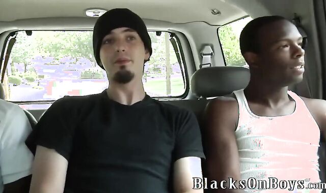 Ace London Takes 2 Good-Sized Dark-Hued Schlongs