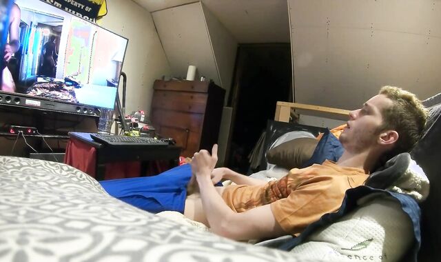 My bro-in-law Caught Witnessing Queer Porno