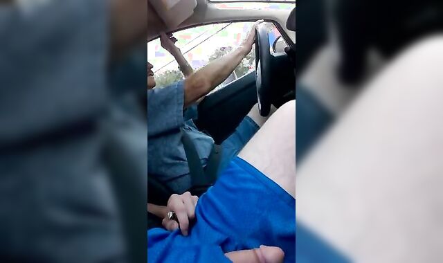 Front seat spear flash right beside taxi boy