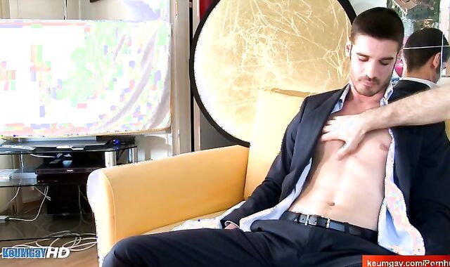 I can't let you dudes to paw my manmeat, i'm str8 fellow !