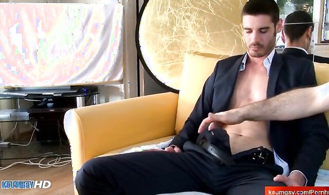 I can't let you dudes to paw my manmeat, i'm str8 fellow !