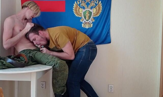 deep hatch to a soldier in the cafeteria before lunch