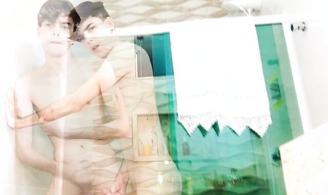 Skinny lad first-timer Henry Evans jacks rigid beef whistle solo