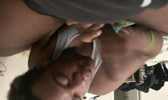 Dark-Hued Twunk Gives MEATY EBONY PENIS Palm Job and deepthroat off Untill Pop-Shot. Throatpie