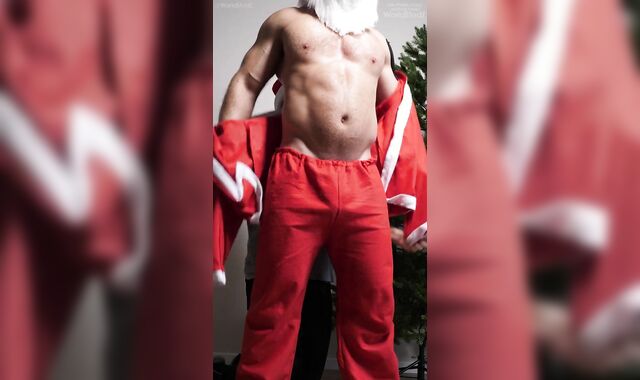 Muscled Santa Parent: muscle worshiped, drained off and edged till he yanks @WorldStudZ