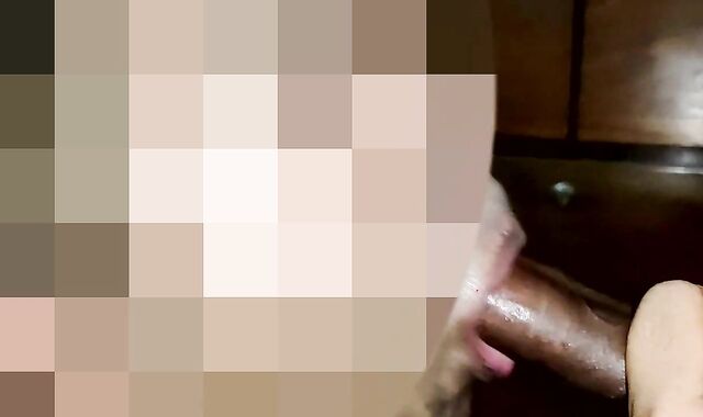 Licking spunk uncut teenage tastey hefty ebony man-meat at warehouse shop