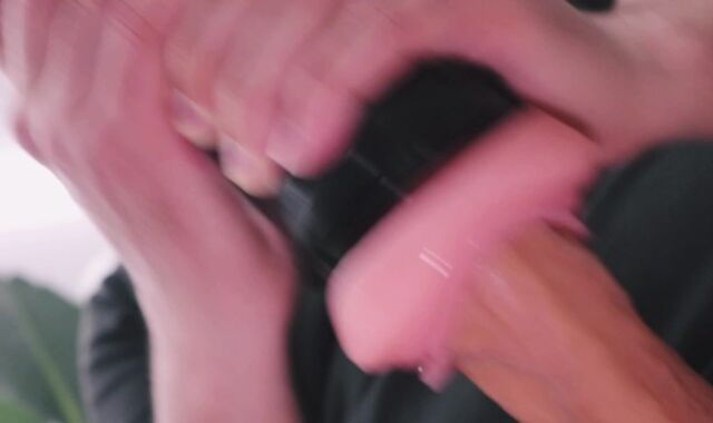 I'll pound your gash like this plastic toy