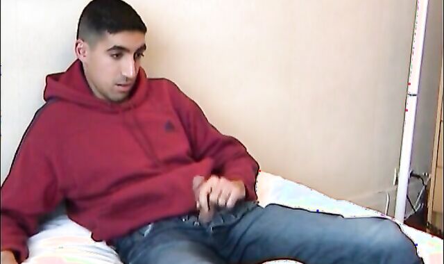 Gets milked his yam-sized prick in spite of him to get a apex: Brahim