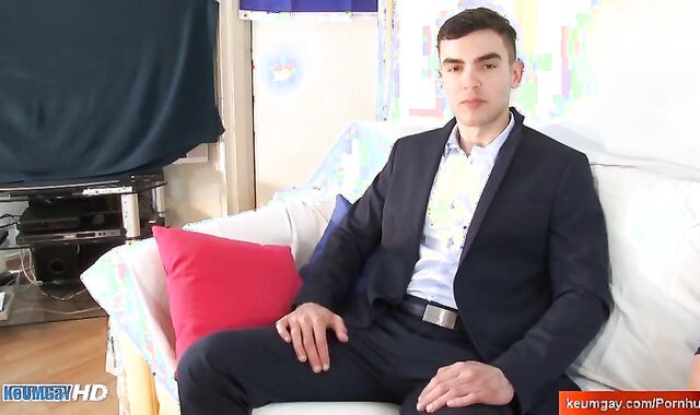 Marvelous banker gets fapped his good-sized spunk-pump