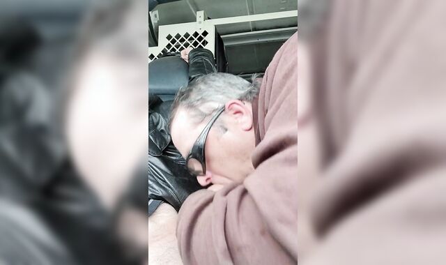 met John today. sucked John's jaw-pulling down uncut boner in my work van today. whitehall ohio. BWC