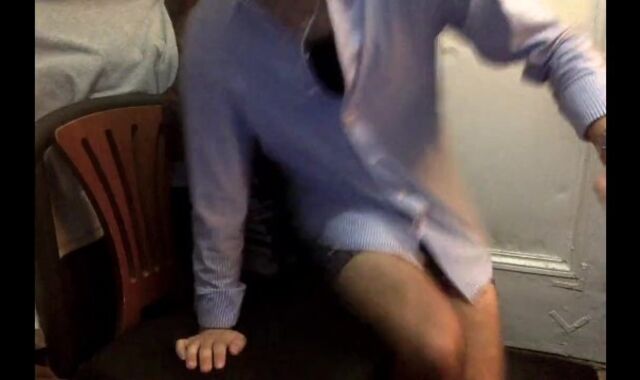 Man Stripped and Wedgied in the Office