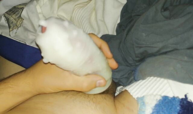 Fapping with a tonight nutted fleshlight