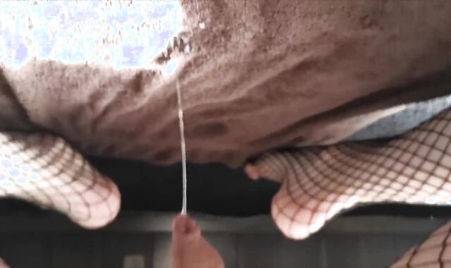 Taking a 10 and 11 inch MONSTROUS DARK-HUED TRUNK fucktoy rear end fashion and nutting handsfree