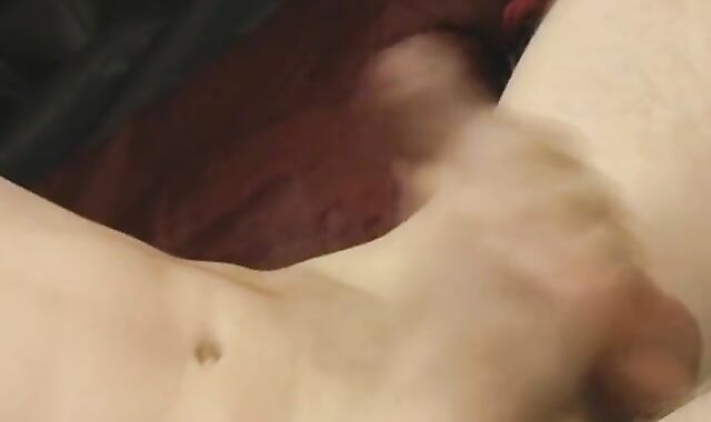 two skinny youthfull boys chat to each other before tugging