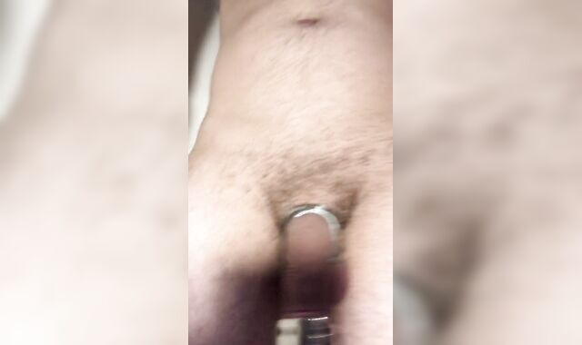 Flashing how I put on a TRIPLE BONER RING and THORNCROWN on My BONE