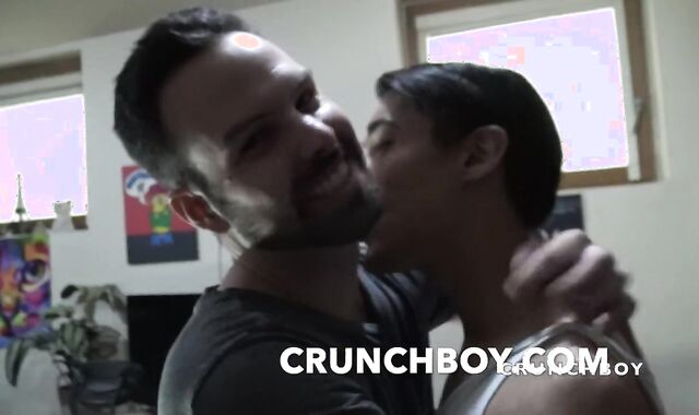 CRUNCHBOY the french bottom CRIS LLESCA nailed the queer-for-pay guy curious REX HELIX