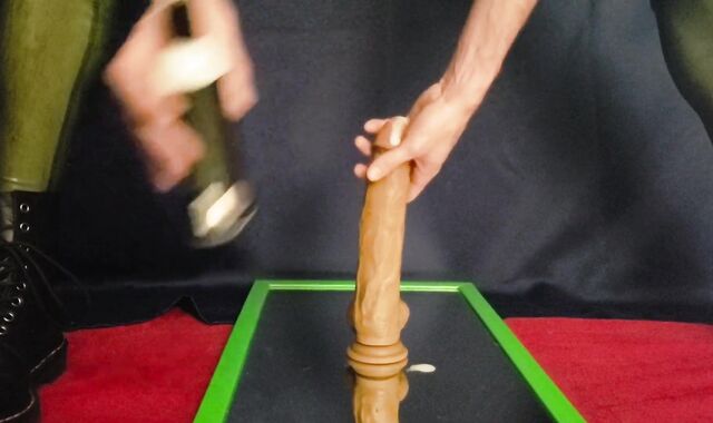 Semi-Translucent green latex and a 12 inch cumbot