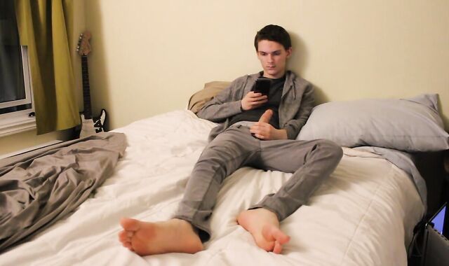 Massaging and Edging Myself Before Boyfriend Gets Home