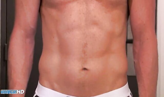 Very glorious str8 fitness coach gets fellatio'ed out the official scene