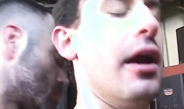 Furry cub Ray Dragon makes Aaron Parker spunk from assfuck penetration hook-up