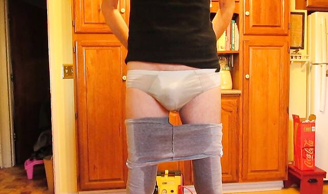 Pissing myself followed by a hefty spunk shot......